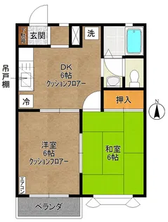 ピアビレッジ【2階】の間取り