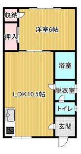 ハイム岡本【2階】の間取り