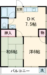 パルハイツ【1階】の間取り