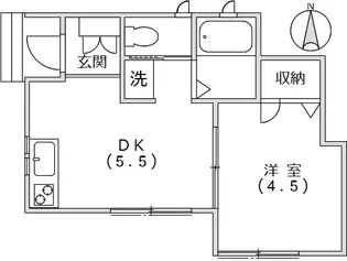 フォレストWADA【1階】の間取り