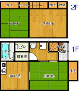 栃木県佐野市大橋町【一戸建】の間取り