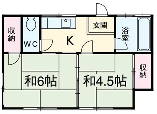 坂井荘【2階】の間取り