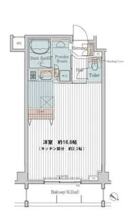 カスタリア三宿【3階】の間取り
