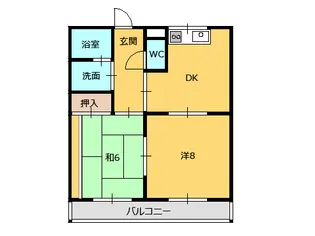 マルブンコーポ【1階】の間取り