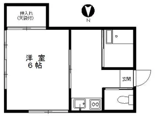 鈴木荘【2階】の間取り