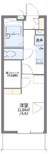 レオパレス津島町【1階】の間取り