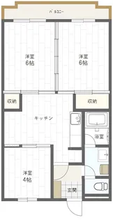 パストラル東菊名【4階】の間取り