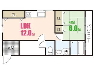 石本ビル【4階】の間取り