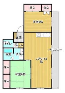 森塚第7マンション【4階】の間取り