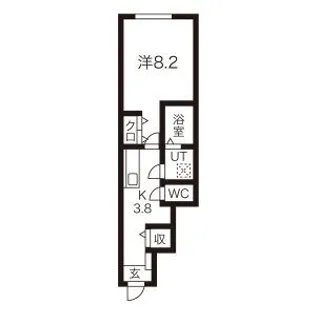 LebeL drie【1階】の間取り