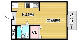 サテンドール草津【3階】の間取り