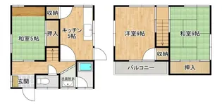 和歌山県田辺市目良【一戸建】の間取り