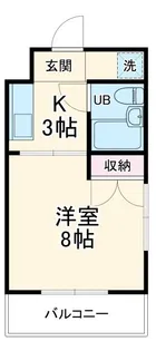 パーシモン【1階】の間取り