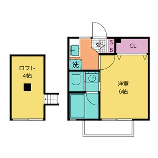 アーバンハイツ雅【1階】の間取り