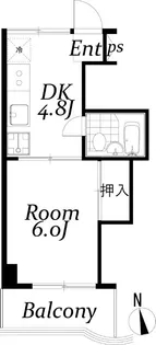 小山ステーションヒルズ【5階】の間取り