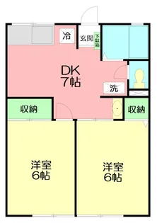 神奈川県秦野市渋沢2【アパート】の間取り