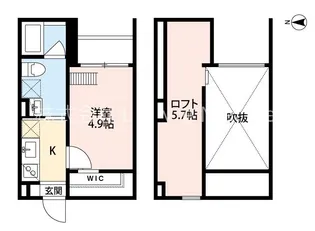 Y’svillage馬場通(ワイズビレッジババトオリ)【2階】の間取り