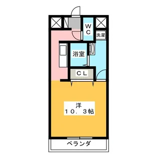 HERBE入船【2階】の間取り