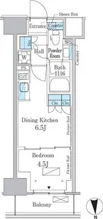 東京都新宿区百人町3【マンション】の間取り