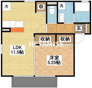 ウィルモアK・T【2階】の間取り
