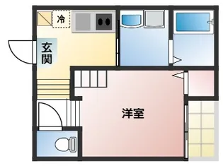 ディアコート鶴里【2階】の間取り