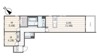 東京都中野区鷺宮6【マンション】の間取り