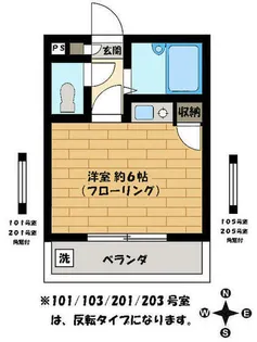 東京都杉並区久我山4【アパート】の間取り