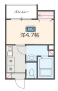 東京都小平市小川西町3【アパート】の間取り