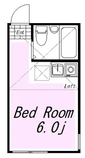 ユナイト衣笠 ジョルジェット【2階】の間取り