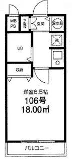 東京都国分寺市東恋ヶ窪4【マンション】の間取り