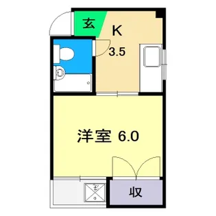 旭ビル【2階】の間取り