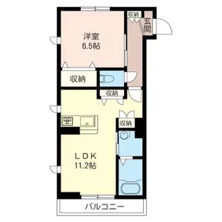 グリシーヌ【2階】の間取り