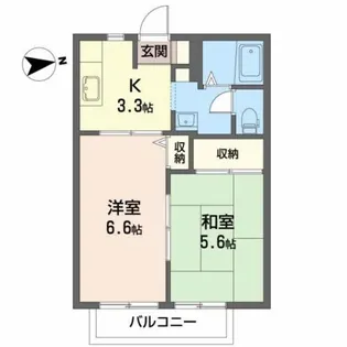 アビーロード【2階】の間取り