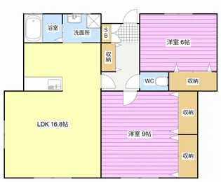 ブルーム【1階】の間取り