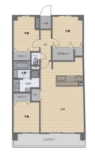 新潟県長岡市寺島町【マンション】の間取り