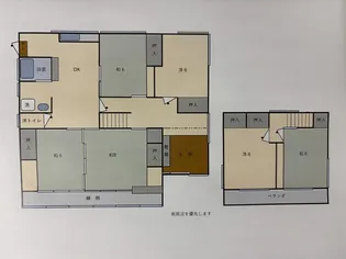 熊本県熊本市中央区黒髪3【一戸建】の間取り