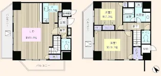 トレステージ 目黒【17階】の間取り