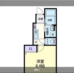 Grande Faith(グランフェイス) 大津【1階】の間取り