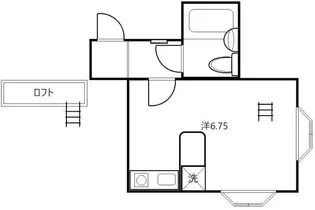 1Rの間取り画像