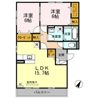 広島県呉市広古新開7【アパート】の間取り
