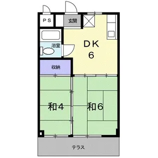 ラフェスタ【1階】の間取り