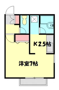 プレステージ安池【2階】の間取り