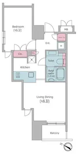東京都文京区本駒込3【マンション】の間取り