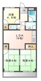 メゾン英陽【1階】の間取り