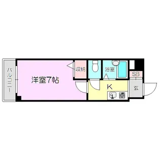 ノルデンハイム豊里【4階】の間取り