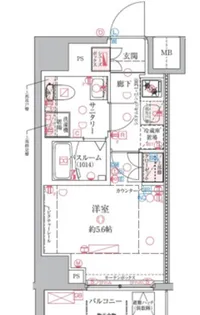 クレヴィスタ横浜関内【9階】の間取り