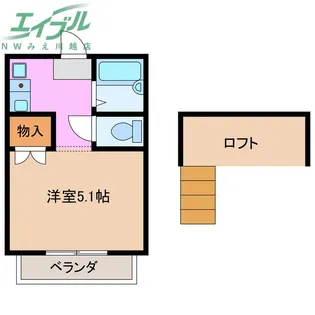 レーベンハイムII【2階】の間取り