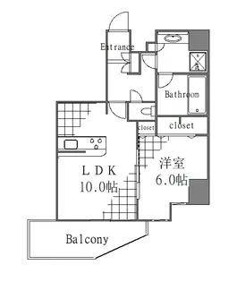 東京都台東区鳥越1【マンション】の間取り