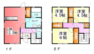 山形県山形市江南2【一戸建】の間取り