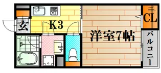 エトワール三入【2階】の間取り